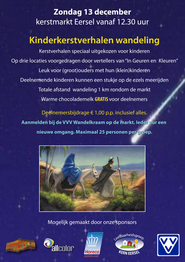 Flyer kinderkerstwandeling